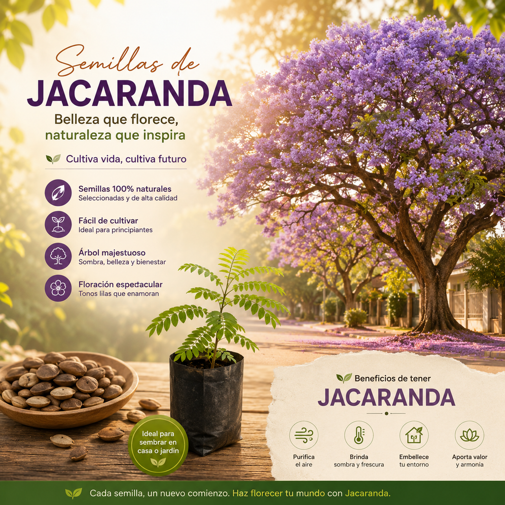 Semillas de Jacaranda